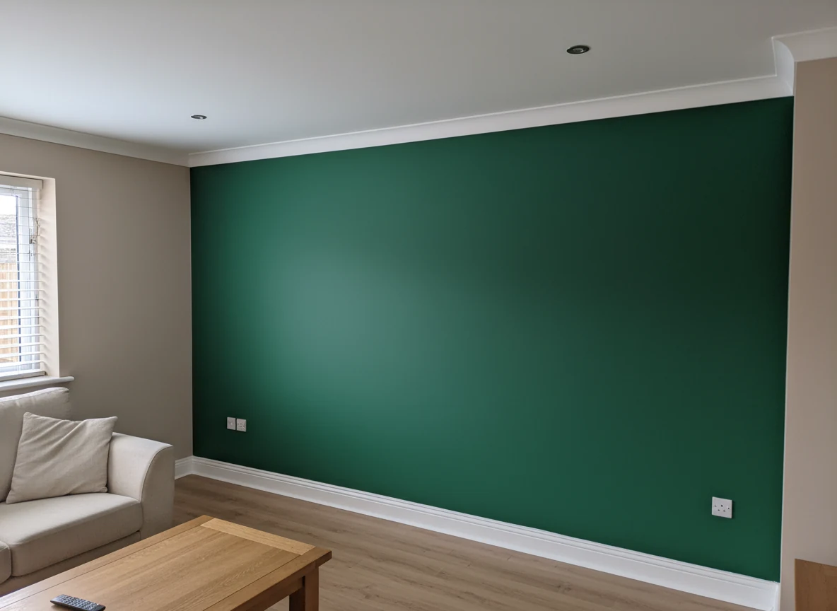 Feature wall painting work in Aylesbury by Aylesbury Decorators