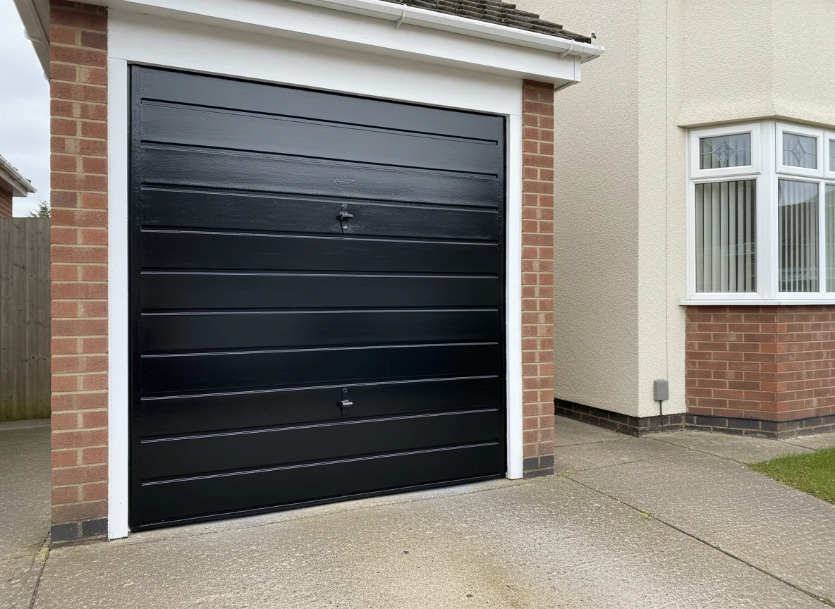 Garage door painting work in Aylesbury by Aylesbury Decorators