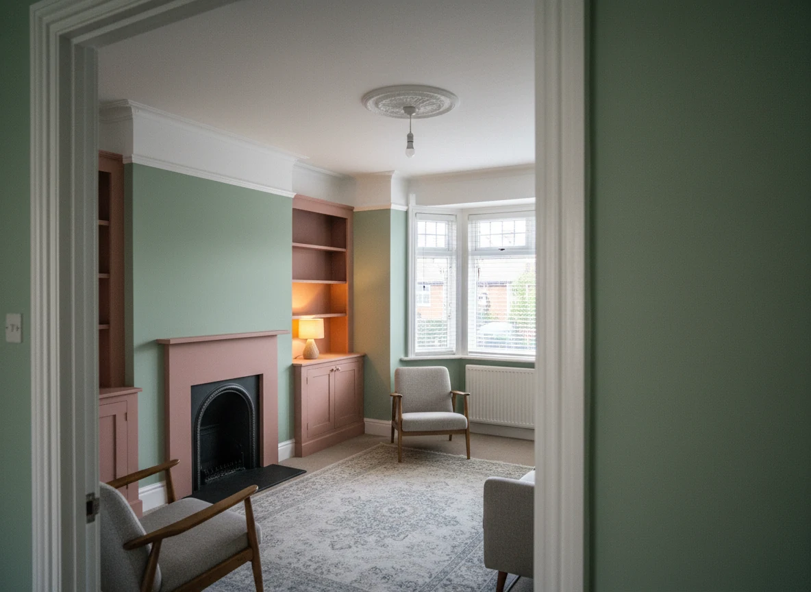 Living Room Painting in Aylesbury by Aylesbury Decorators