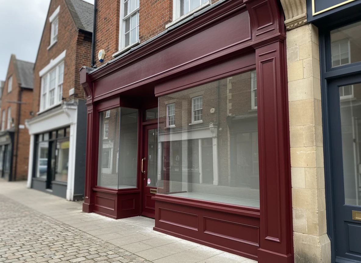 Shop Front Spraying in Aylesbury by Aylesbury Decorators