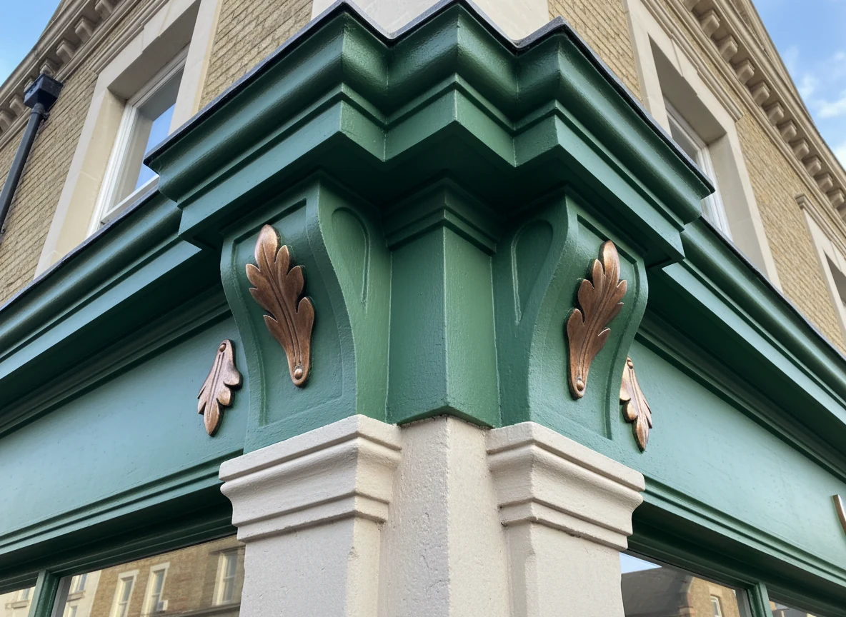 Shop front spraying work in Aylesbury by Aylesbury Decorators