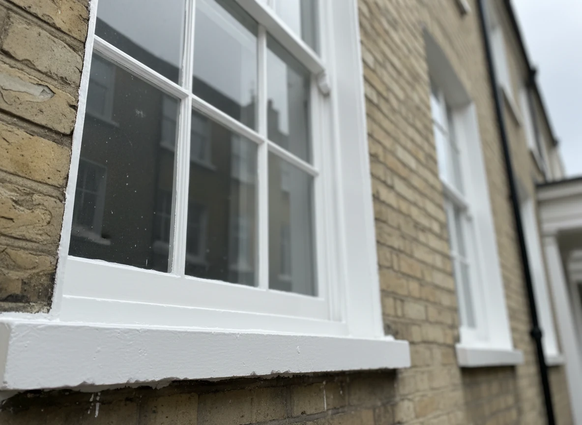 Window frame painting work in Aylesbury by Aylesbury Decorators